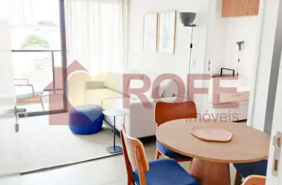 Apartamento 40m², 1 dorm, 1 suíte, 1 vaga. *apartamento para locação totalmente mobiliado*