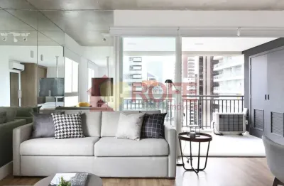 Apartamento 61m², 1 dorm, 1 suíte 1 vaga. *totalmente mobiliado no geo berrini*