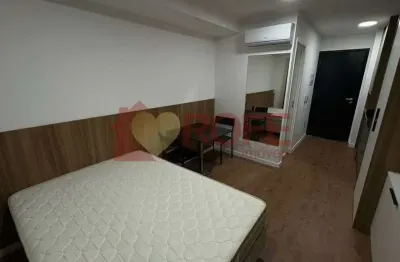 Studio mobiliado para alugar, 24m² por r$ 3.500,00/mês, no helbor b liv, no brooklin, são paulo/sp