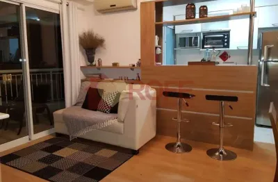 Apartamento com 1 dormitório mobiliado p/ locação e venda, 47 m² - brooklin - são paulo/sp