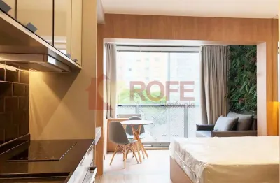 Apartamento studio para locação no core pinheiros, r. alves guimarães, ao lado do metrô oscar freire