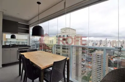 Apartamento de 48 m² para locação mobiliado, pronto para morar 1 vaga no brooklin.