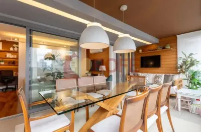 Apartamento mobiliado no condomínio habitarte 131m2 bairro brooklin com lazer completo