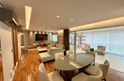 Apartamento, 158 m²  mobiliado para alugar - Vila Nova Conceição, 3 suítes, lazer completo