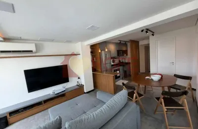 Apartamento 100% mobiliado, 1 suite + sala de estar e de jantar, lazer completo na vila olímpia