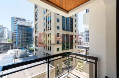 Apartamento com sacada no Itaim Bibi | 45 m² | 1 dormitório | 1 vaga