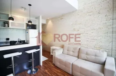 Apartamento para locação com 45m², 1 quarto e 1 vaga, em Moema!!
