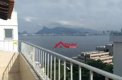 Cobertura com 3 dormitórios à venda, 167 m² por r$ 980.000,00 - boa viagem - niterói/rj