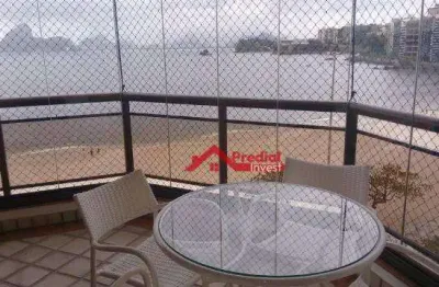 Apartamento com 4 dormitórios à venda, 168 m² por r$ 3.600.000,00 - icaraí - niterói/rj