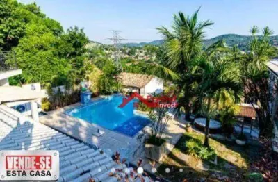 Casa com 4 dormitórios à venda, 550 m² por r$ 1.490.000,00 - badu - niterói/rj