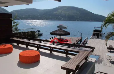 Casa com 6 dormitórios, 1000 m² - venda por r$ 5.800.000,00 ou aluguel por r$ 4.800,00/dia - portogalo - angra dos reis/rj