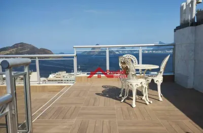 Cobertura com 3 dormitórios à venda, 233 m² por r$ 2.600.000,00 - icaraí - niterói/rj