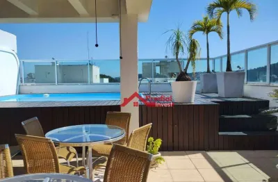 Cobertura com 4 dormitórios à venda, 263 m² por r$ 3.990.000,00 - são francisco - niterói/rj