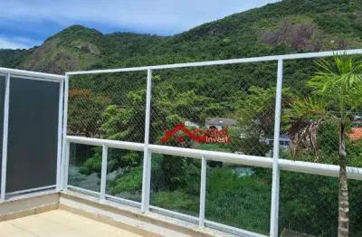 Cobertura com 3 dormitórios à venda, 190 m² por r$ 1.300.000,00 - itaipu - niterói/rj