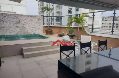 Cobertura com 3 dormitórios, 350 m² - venda por r$ 3.800.000,00 ou aluguel por r$ 16.300,00/mês - icaraí - niterói/rj