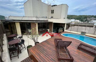 Cobertura com 4 dormitórios, 313 m² - venda por r$ 1.995.000,00 ou aluguel por r$ 16.177,76/mês - icaraí - niterói/rj