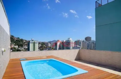 Cobertura com 4 dormitórios à venda, 229 m² por r$ 1.050.000,00 - icaraí - niterói/rj