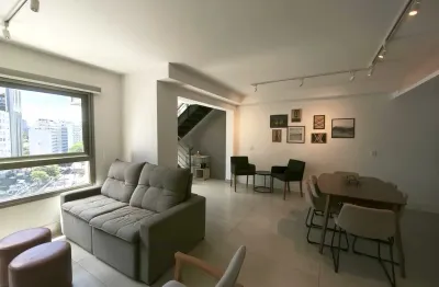 Apto cobertura mobiliado, 87m2 2suítes, 2 vgs no jardim paulista, sp