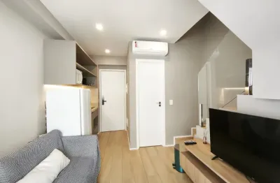 Apto duplex mobiliado, 44m2, 1 dorm, 1 banheiro na alameda frança,sp