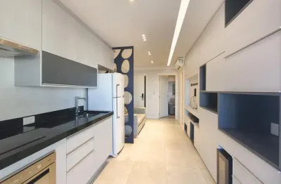 Apto mobiliado de 76m2, 1 suíte, 1 vaga a 5 min do shopping morumbi