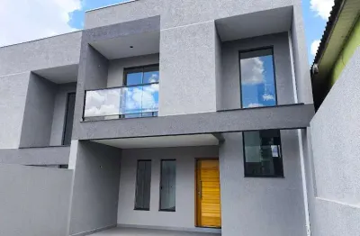 Casa com 3 quartos à venda na rua cerro azul, 689, paloma, colombo, 114 m2 por r$ 549.700