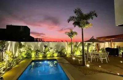 Casa em condomínio fechado com 3 quartos à venda na rua júlio cassola, 1, alphaville nova esplanada, votorantim por r$ 3.500.000