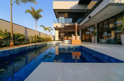 Casa em condomínio fechado com 5 quartos à venda na rua júlio cassola, 1, alphaville nova esplanada, votorantim por r$ 5.900.000