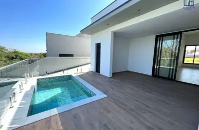 Casa em condomínio fechado com 3 quartos à venda na rua júlio cassola, 3, alphaville nova esplanada, votorantim por r$ 2.100.000