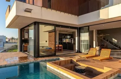 Casa em condomínio fechado com 3 quartos à venda na rua júlio cassola, 3105, alphaville nova esplanada, votorantim por r$ 2.999.000