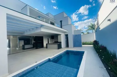 Casa em condomínio fechado com 4 quartos à venda na rua júlio cassola, 3, alphaville nova esplanada, votorantim por r$ 3.200.000