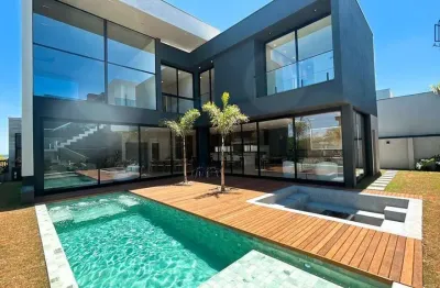 Casa em condomínio fechado com 4 quartos à venda na rua júlio cassola, 1, alphaville nova esplanada, votorantim por r$ 4.280.000