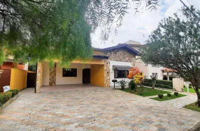 Casa à venda no condomínio residencial terras do caribe em valinhos/sp