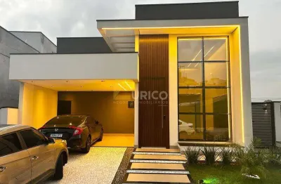 Casa à venda no condomínio residencial mont'alcino em valinhos/sp