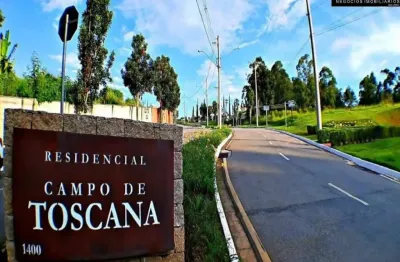 Terreno à venda no condomínio campo de toscana em vinhedo/sp