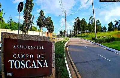 Terreno em condomínio à venda no condomínio campo de toscana em vinhedo/sp