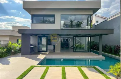 Casa de alto padrão recém construída a venda no condomínio terras de vinhedo