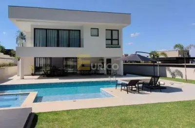 Casa estilo sobrado nova de alto padrão à venda no condomínio fazenda serra azul, itupeva/sp