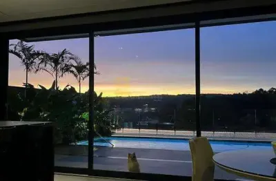 Casa design futurista a venda no condomínio bosque da mata em valinhos/sp