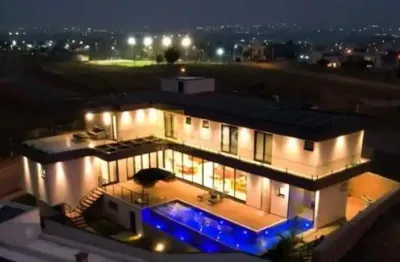 Sobrado à venda com 4 suites alto padrão no condominio ibi aram ii em itupeva/sp