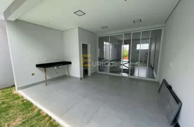 Casa térrea recém construída à venda no condomínio bosque dos cambarás, em valinhos.