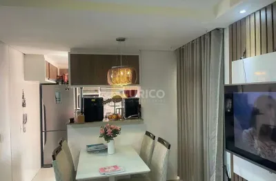 Apartamento à venda no condomínio residencial parque cachoeira das pedras em campinas/sp