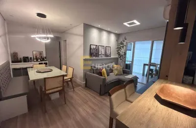 Apartamento 73m² | 2 dorms (1 suíte) | varanda gourmet e lazer completo