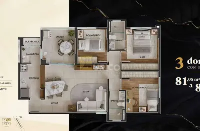 Apartamento à venda no condomínio residencial bella vita em valinhos/sp