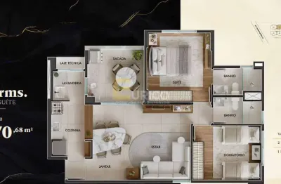 Apartamento à venda no condomínio residencial bella vita em valinhos/sp