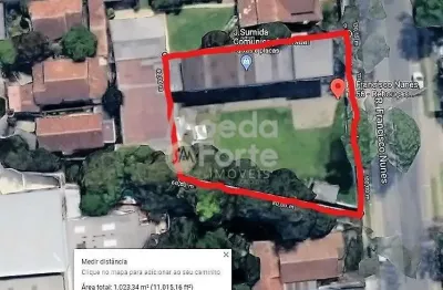 Terreno à venda na rua francisco nunes, 1456, prado velho, curitiba por r$ 1.800.000