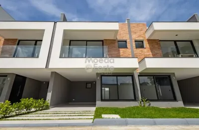 Casa em condomínio fechado com 3 quartos à venda na rua marechal lott, 221, santa felicidade, curitiba por r$ 1.232.000