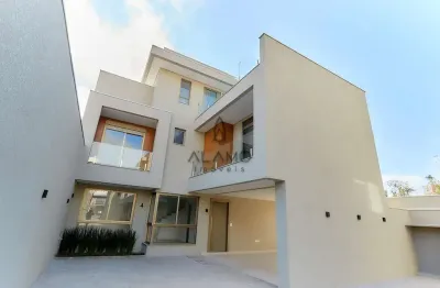 Casa em condomínio fechado com 3 quartos à venda na rua manoel de souza dias negrão, 318, boa vista, curitiba, 175 m2 por r$ 1.367.000