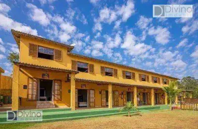 Pousada com 8 dormitórios à venda, 1000 m² por r$ 3.500.000,00 - paruru - ibiúna/sp