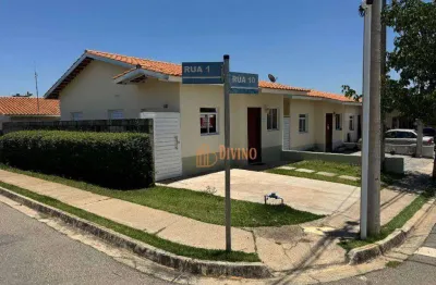 Casa em cond. fechado com 2 dormitórios à venda, por r$ 350.000 - condominio residencial coimbra - sorocaba/sp