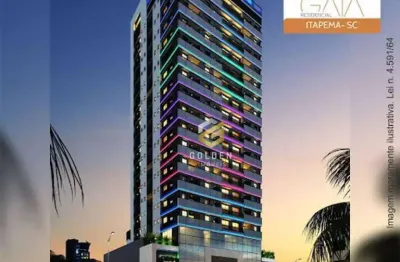 Lançamento em itapema - apto com 02 dormitório/ sendo 01 suíte